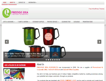 Tablet Screenshot of prestigeidea.com